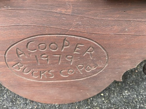 65880 CUSTOM Hand Made Mahogany A COOPER of Bucks County Mirror