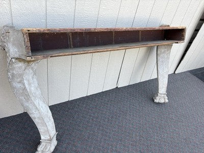 66960 Antique Victorian Oak Fireplace Mantle Mantel with Lion Heads