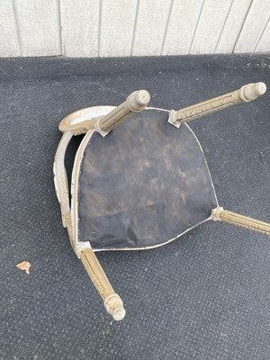 66500 Decorator Bergere Armchair Chair with Bird Design Fabric