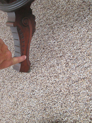 56217 Antique Victorian TENNESSEE Brown Marble Top Lamp Table Stand