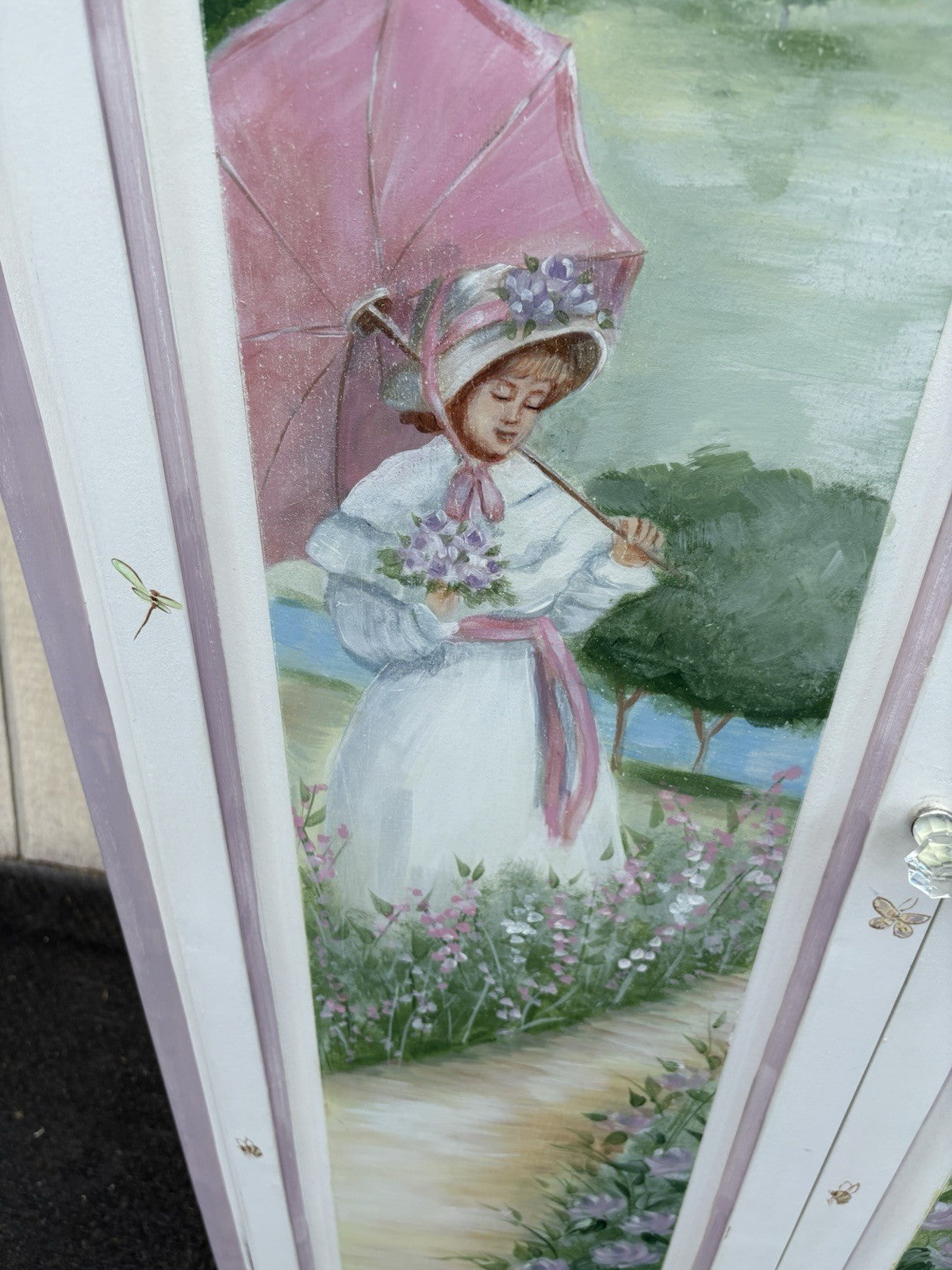 66646 Custom Hand Made High Chest Chifferobe Cabinet