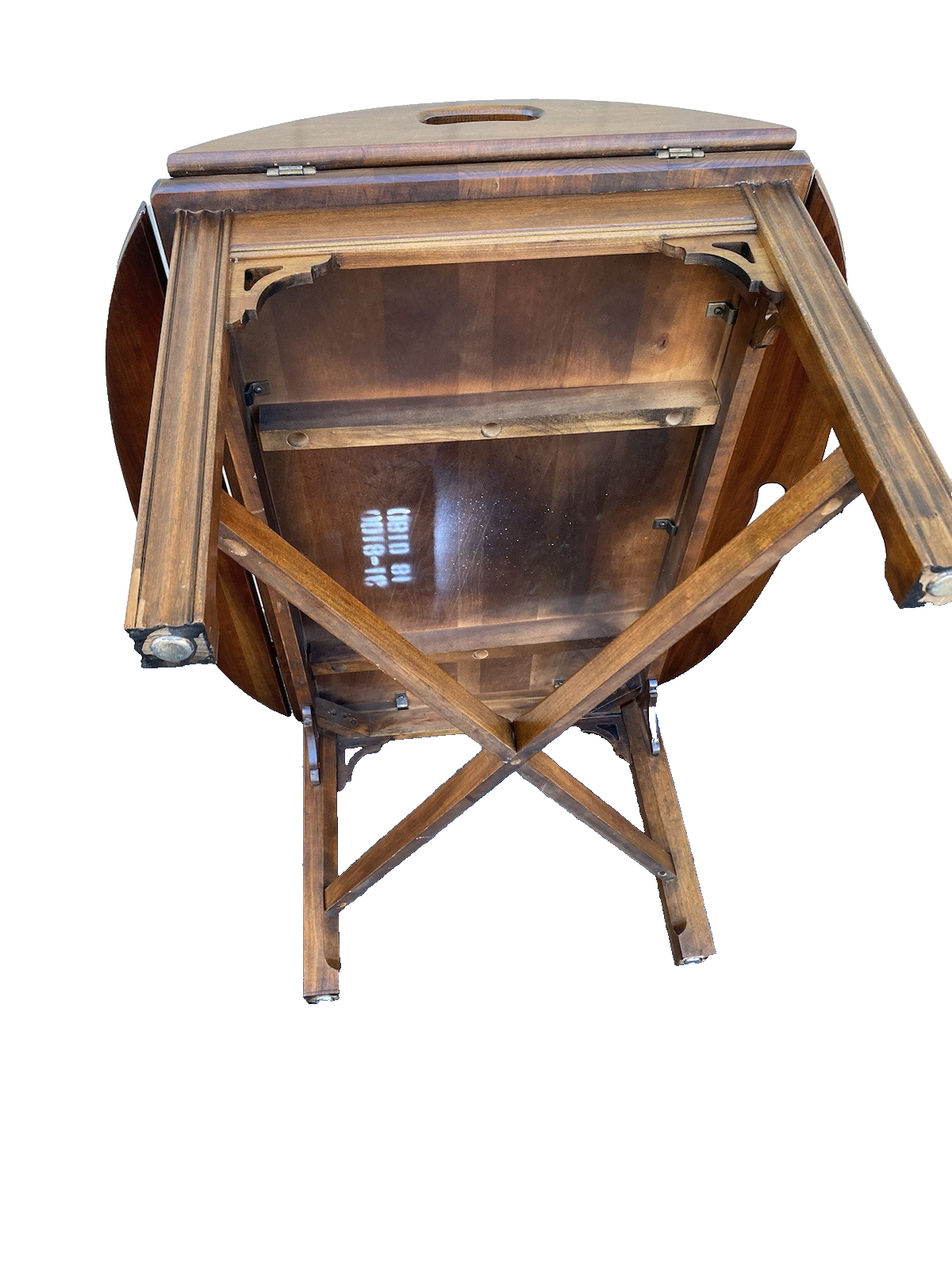 66345 ETHAN ALLEN ?? Cherry Butler Coffee Table Stand
