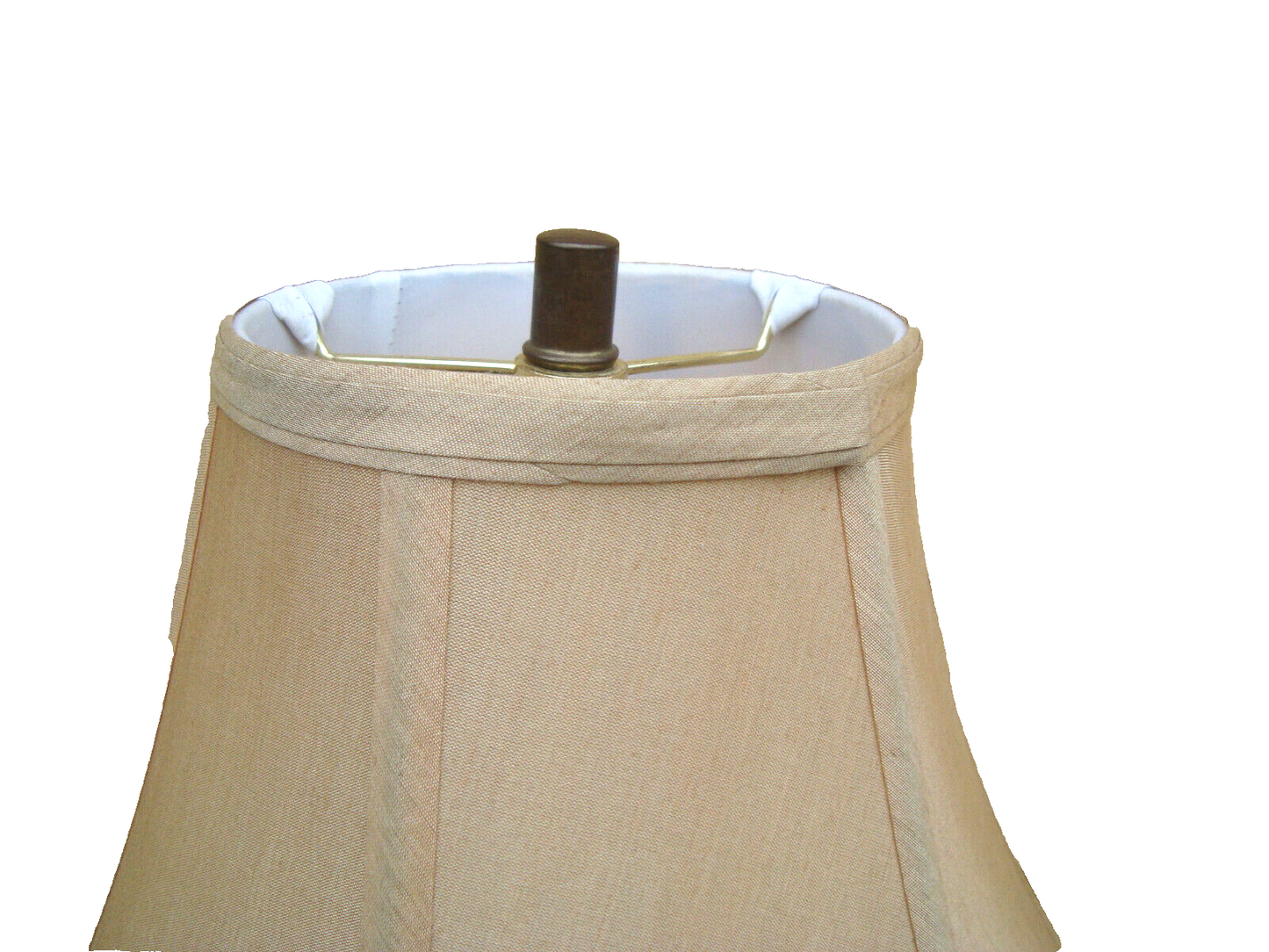 58062 PAIR OF PINEAPPLE TABLE LAMPS WITH PRISM SHADES