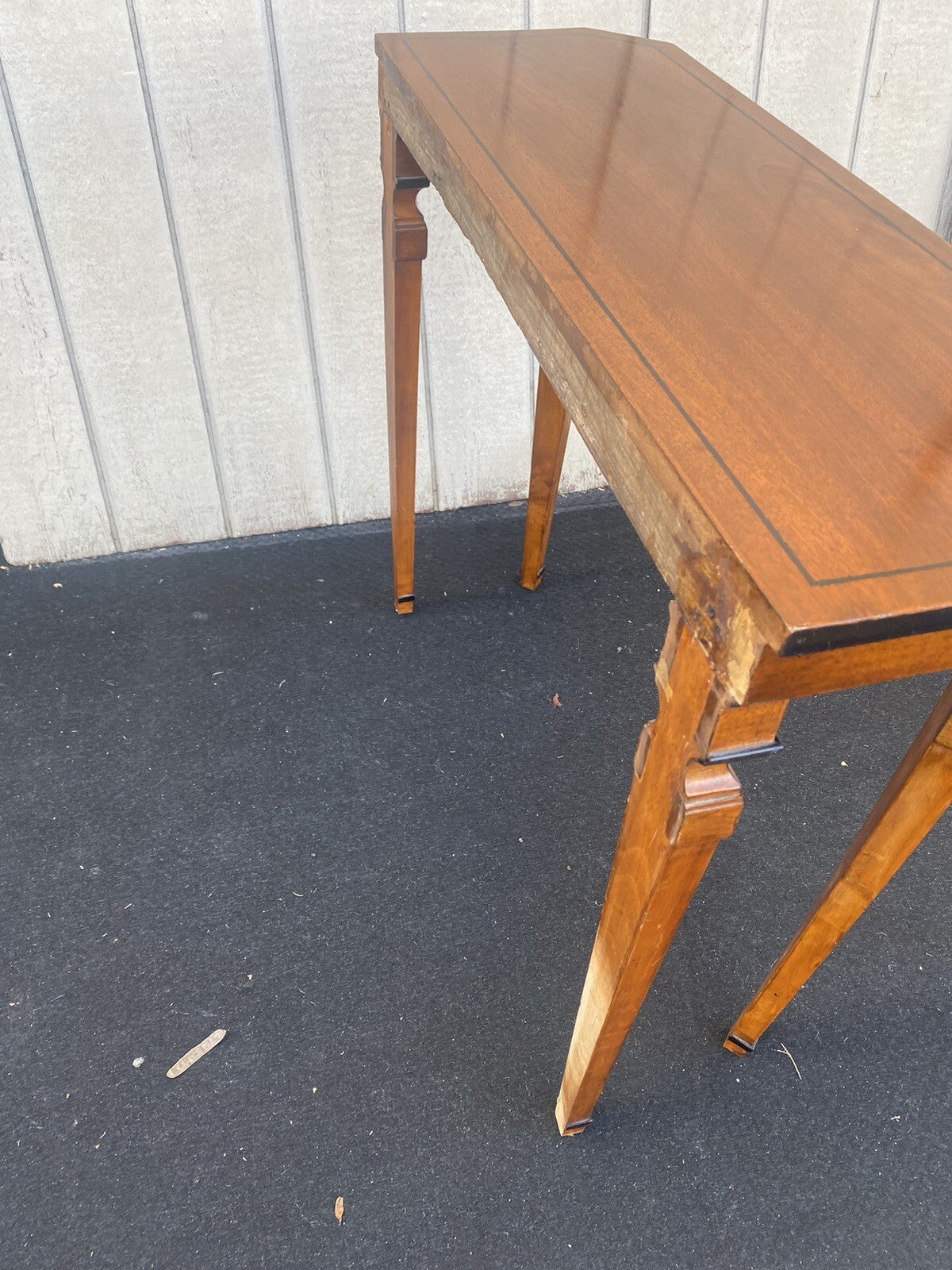 65069 Mahogany Hepplewhite Console Table Sideboard Server