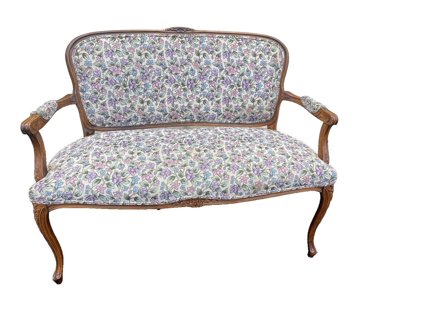 65230 French Country Louis XV Settee Loveseat Couch