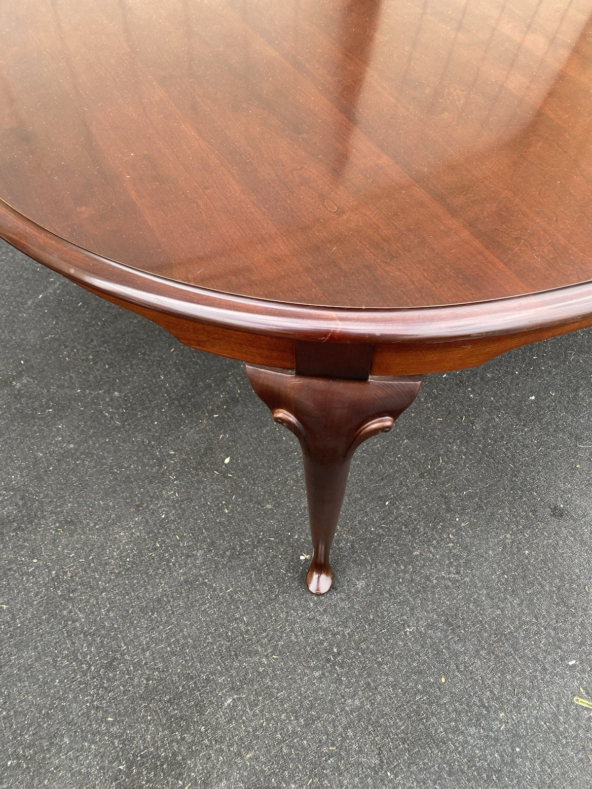 66604 SUMTER Furniture Dining Table w/ 2 Leafs + 6 Chairs Dining Top 100" x 44