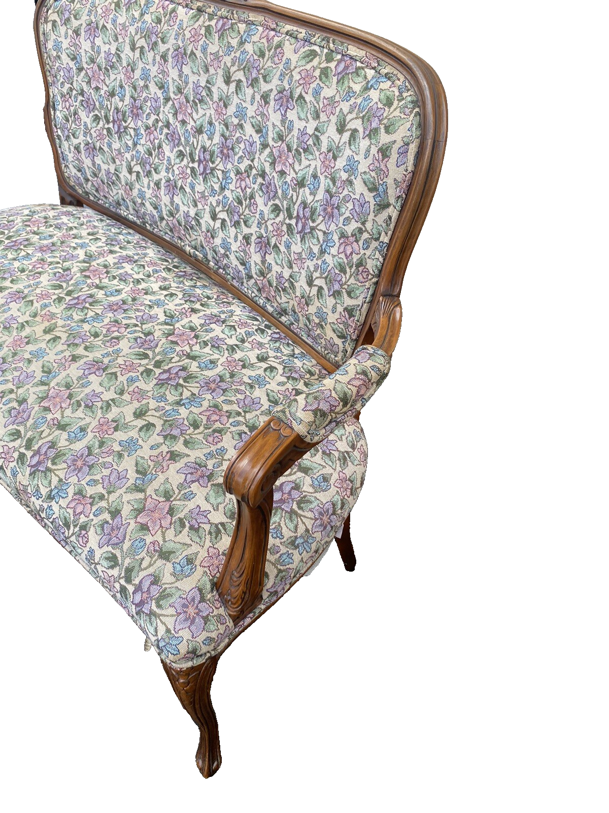65230 French Country Louis XV Settee Loveseat Couch