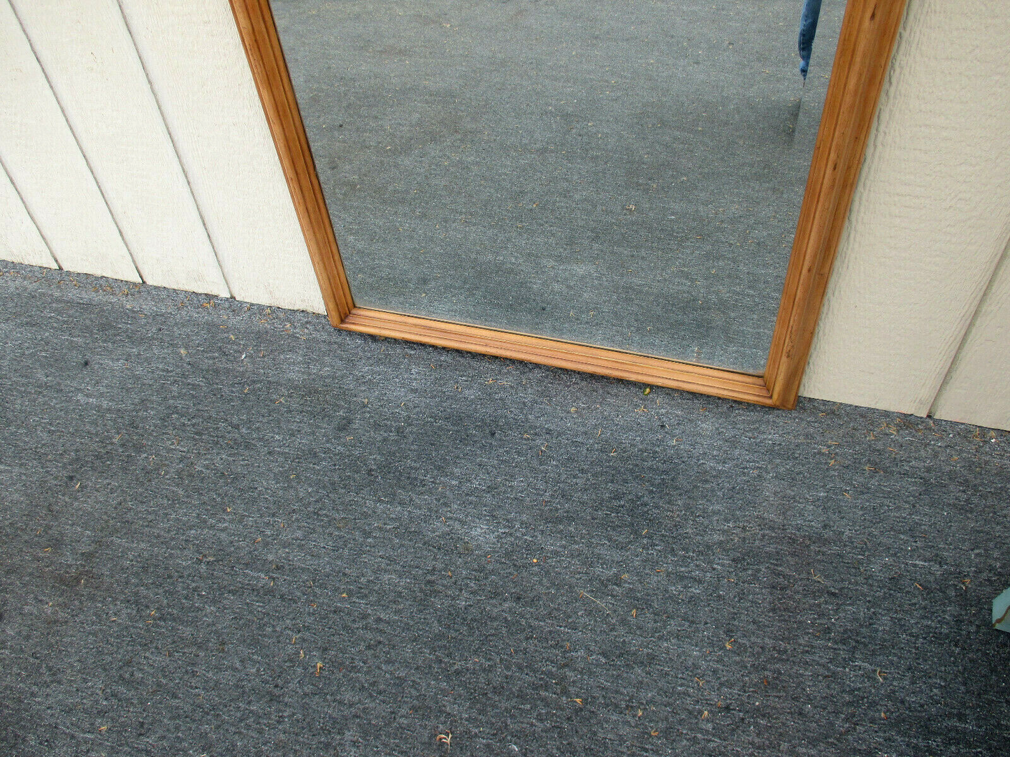 62958 Large Maple Beveled Mirror -32"W x 2"D x 52"H