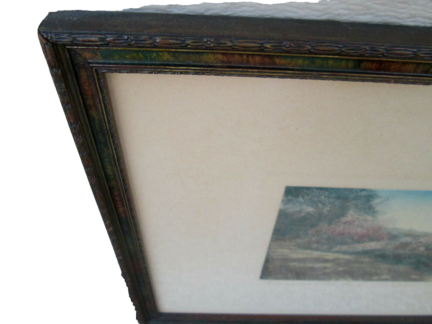 ART-WN: WALLACE NUTTING "HONEYMOON WINDINGS" ORIGINAL SIGNED FRAMED PRINT