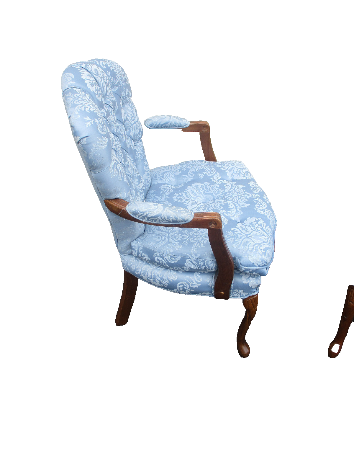 64167 Pair Mahogany Bergere Armchair Chair s