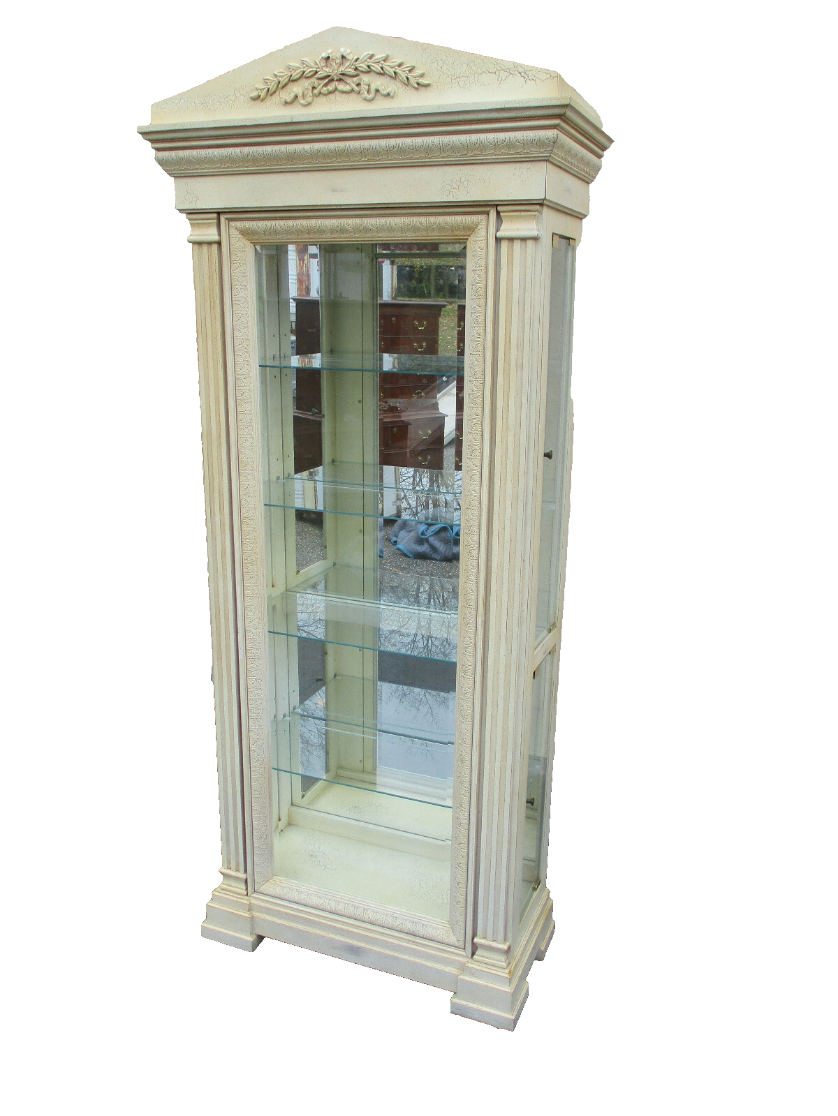63860 White Pulaski Decorator Curio Cabinet China