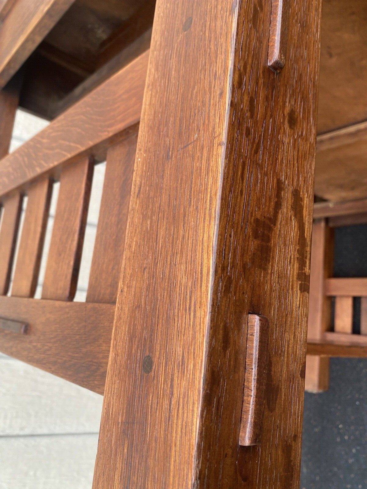 65019 Antique Mission Oak Desk HARDEN Furniture
