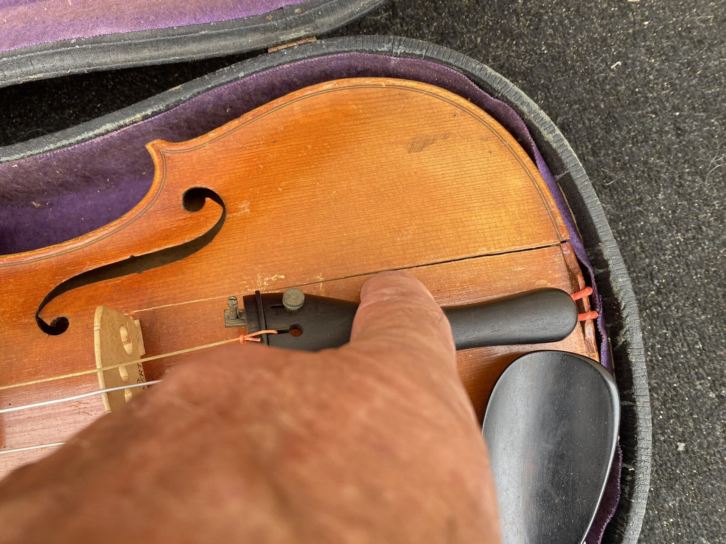 66030 Old Violin with Original Case