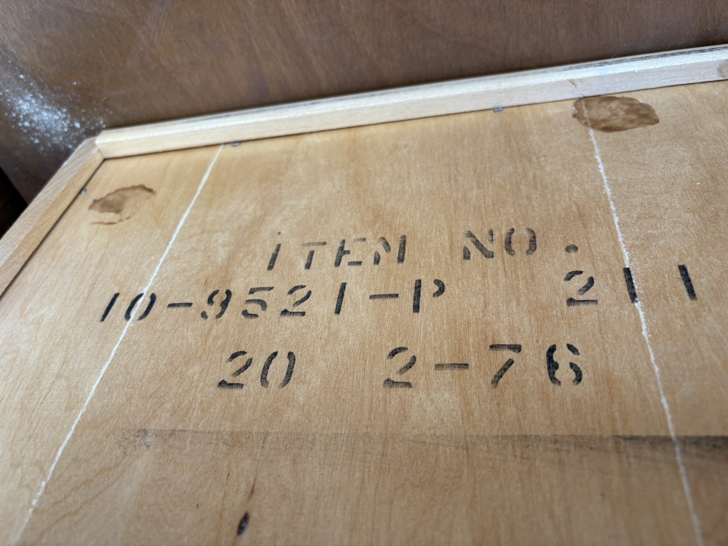 66812 ETHAN ALLEN Maple Office Desk Vanity