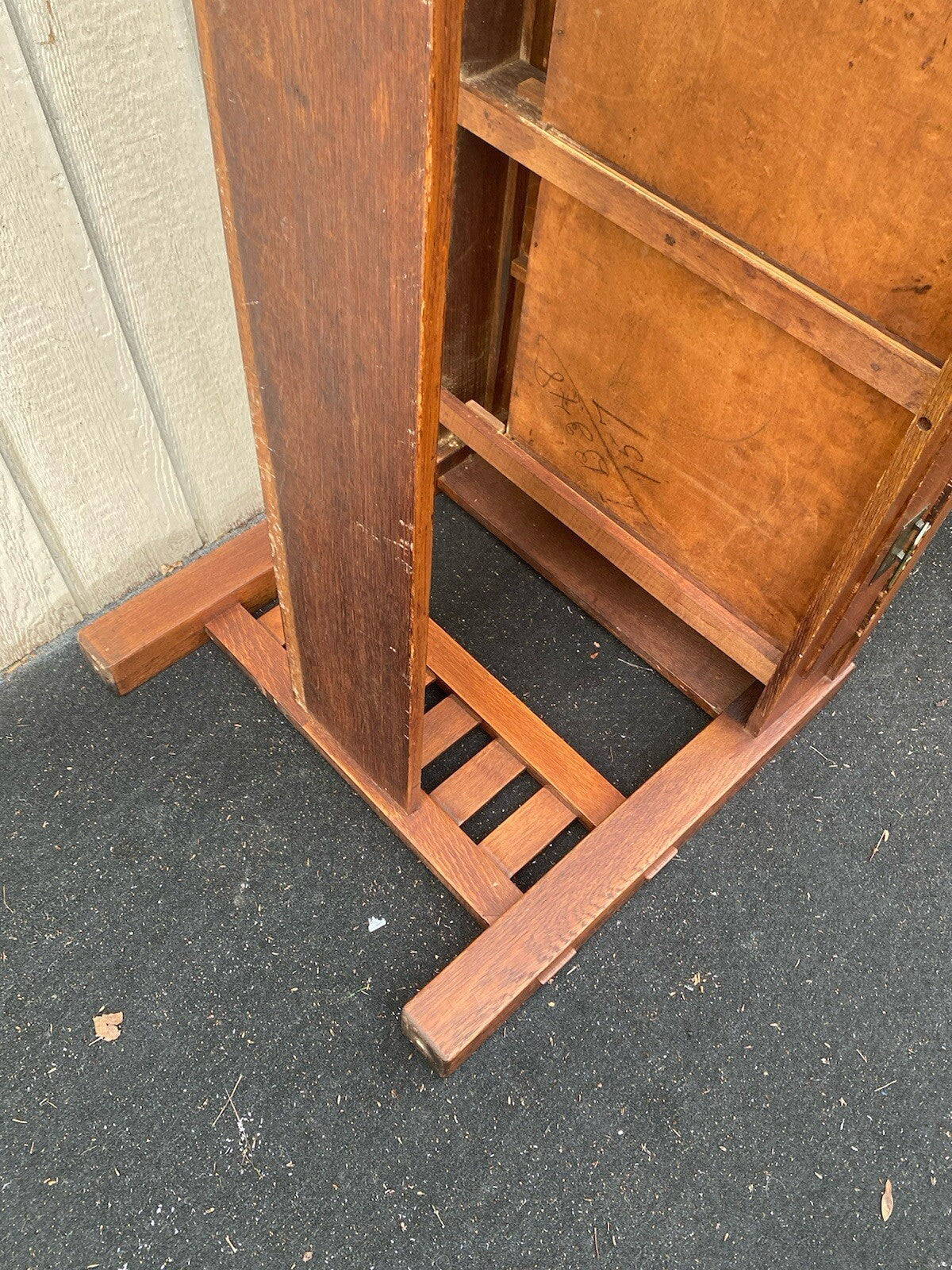 65019 Antique Mission Oak Desk HARDEN Furniture