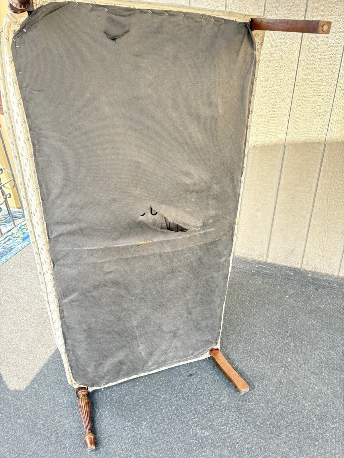 66809 Hepplewhite SAM MOORE Mahogany Loveseat Sofa Couch Chair