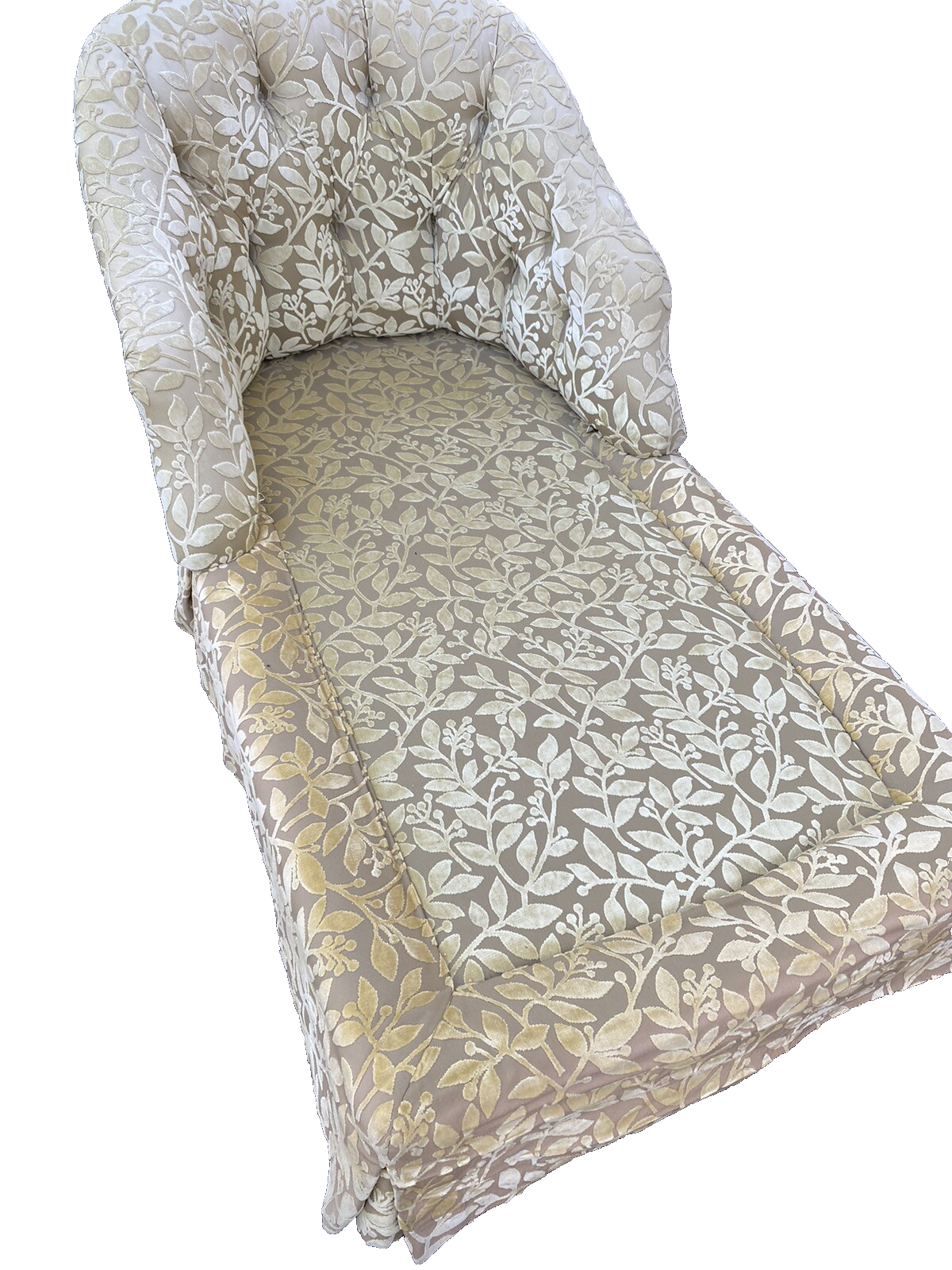 65347 Modern Chaise Lounge with Removable Seat and Cushion