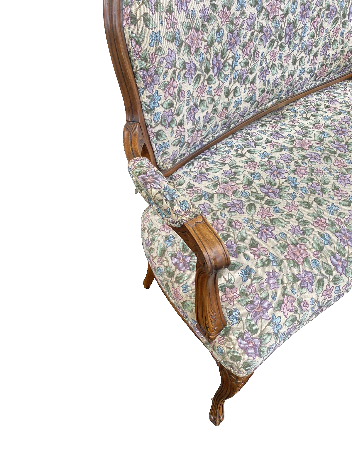 65230 French Country Louis XV Settee Loveseat Couch