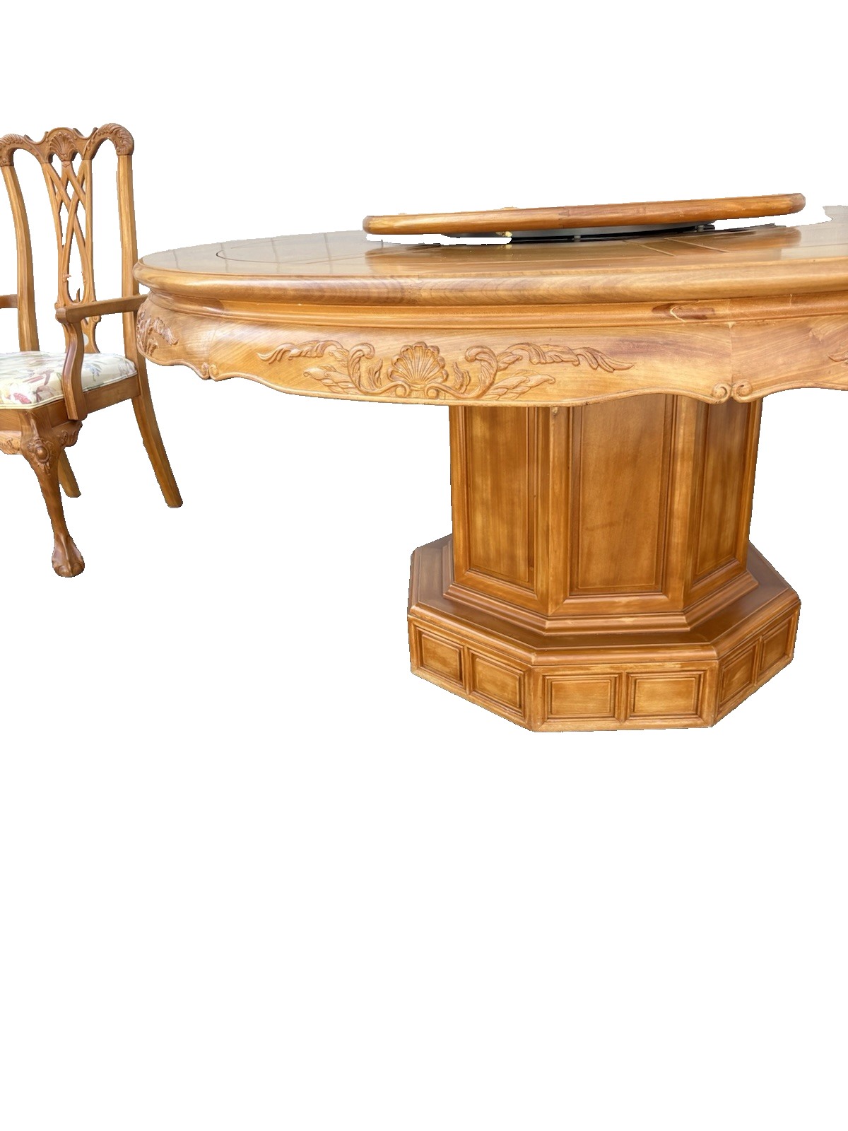 66990 Oriental Dining Table with 6 Chair s Chairs FEFCO Furniture