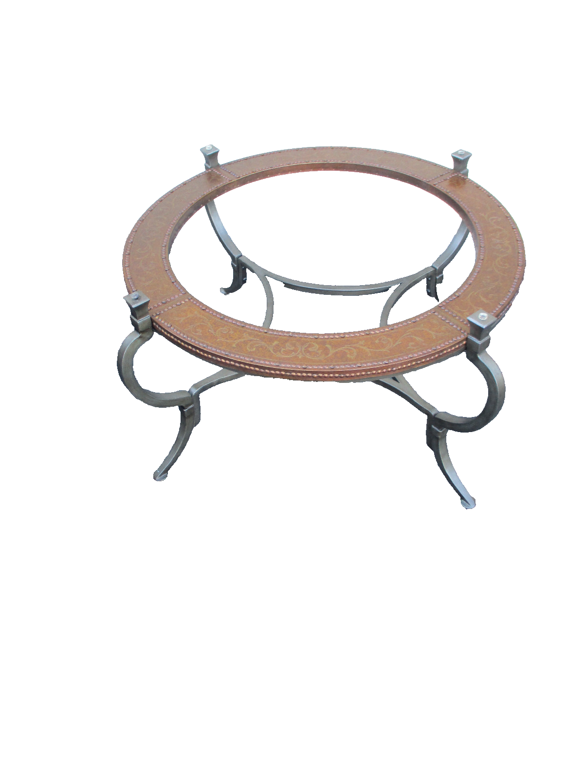 63934 Glass Top ARTISTICA Decorator Coffee Table Stand