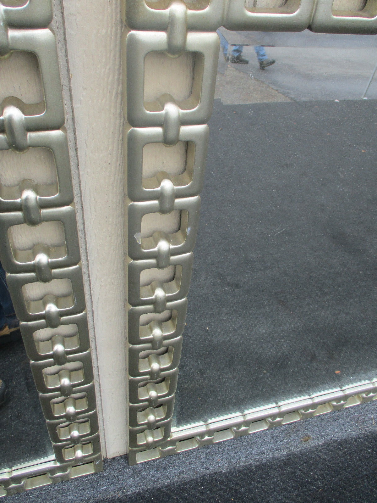 63843 PAIR Decorator Silver Modern Mirrors Mirror s