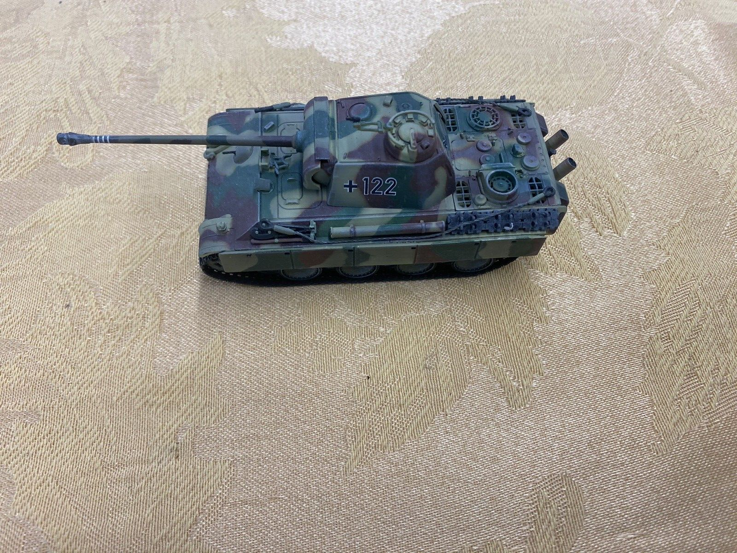 ES 59: Group of 4 Diecast metal Military Vehicles Tanks 5" to 6" long
