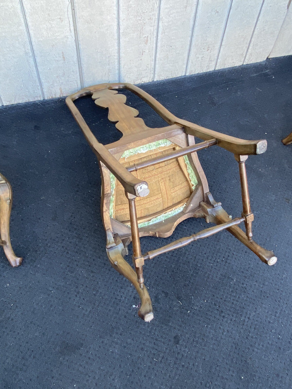 64243 Set of 4 Solid Mahogany Dining Chairs Chair s