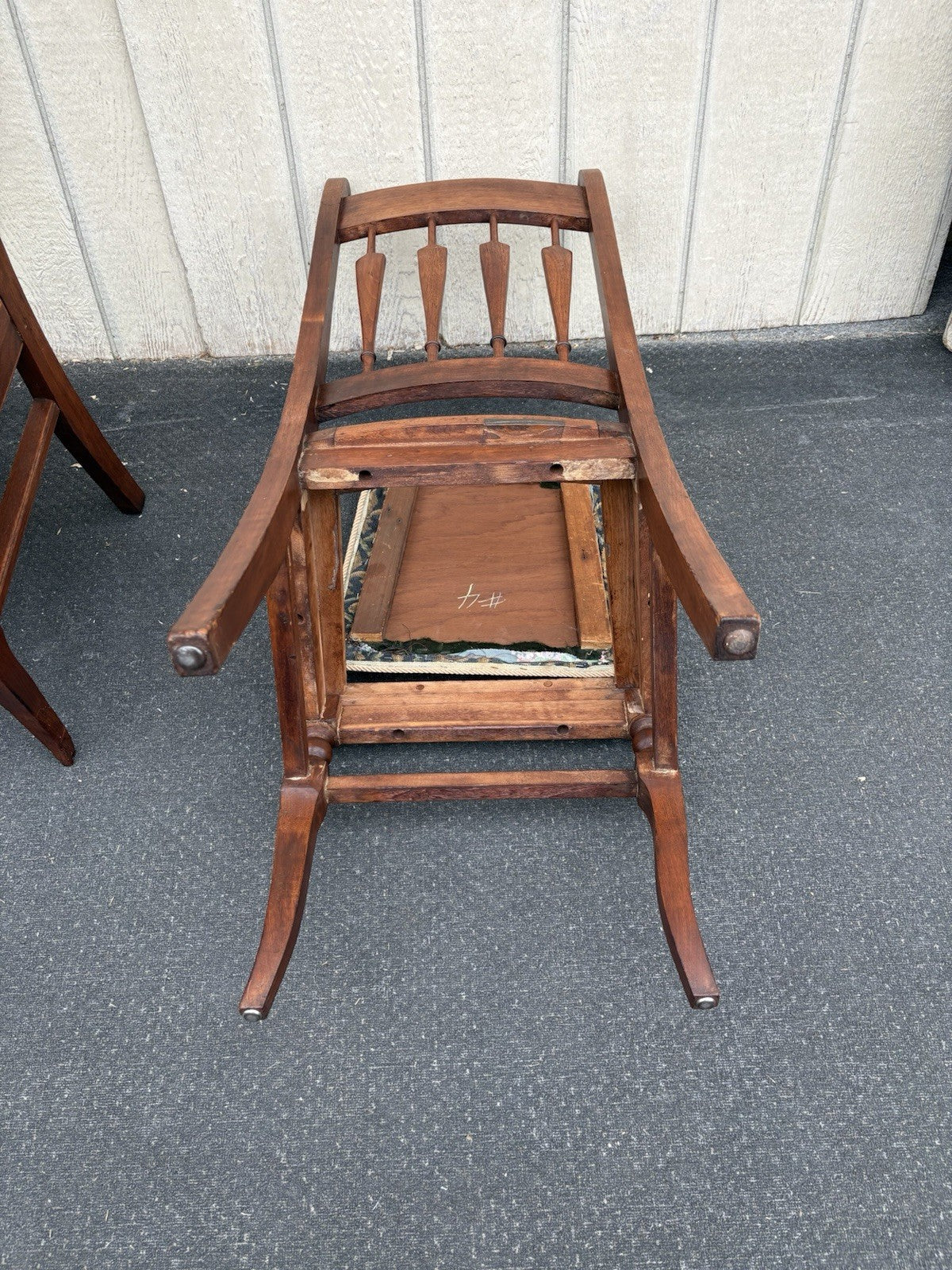 66466 Set 4 Victorian Walnut Custom Hand Made Dining Chairs Chair s