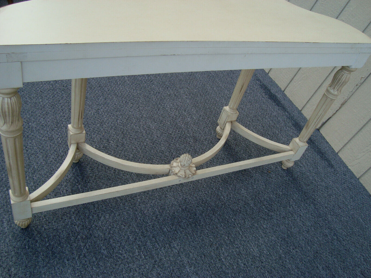 61432 Solid Wood Romantic Shabby Console Hall Table Stand