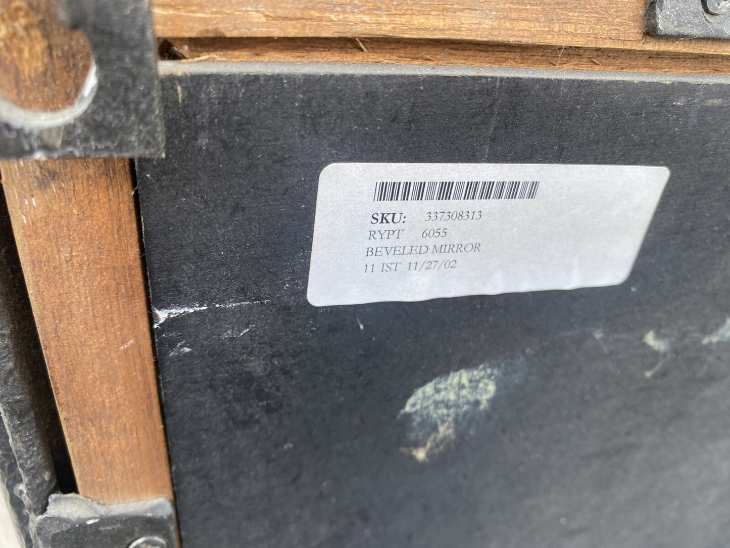 65884 Fancy Decorator Console Table with Mirror