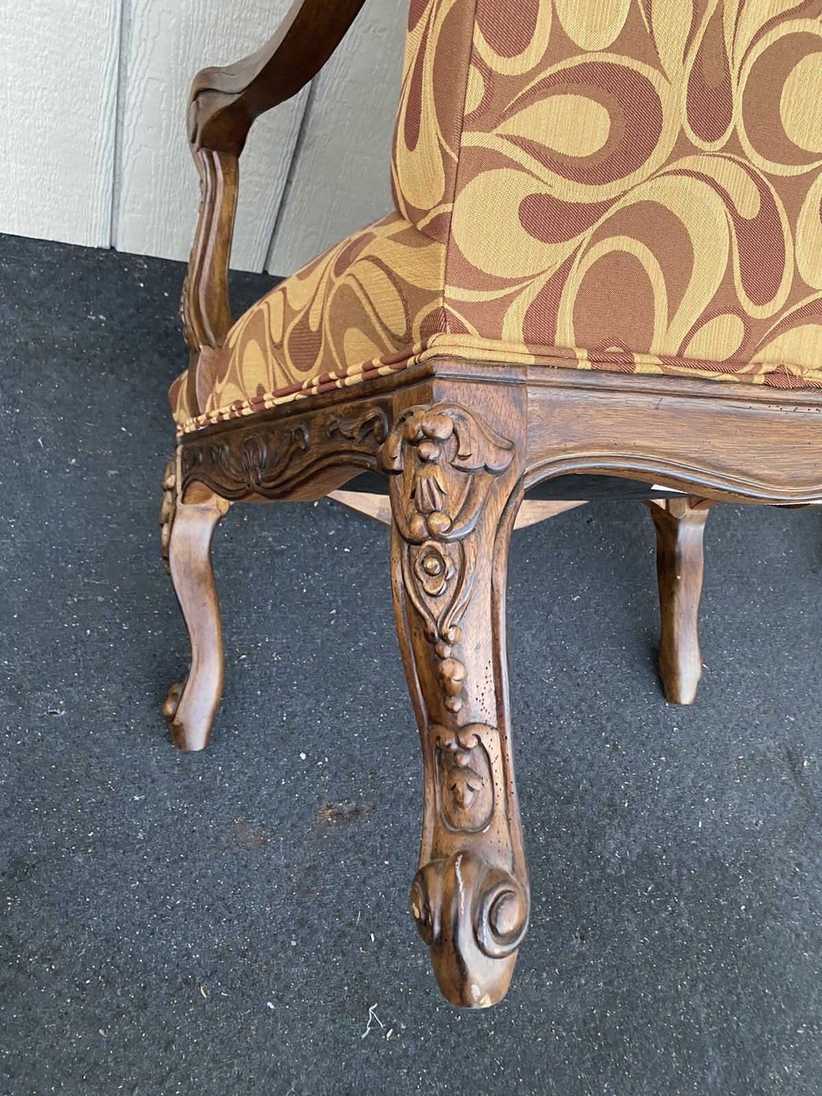 66070 Fancy Carved Armchair Chair BEST CHAIRS