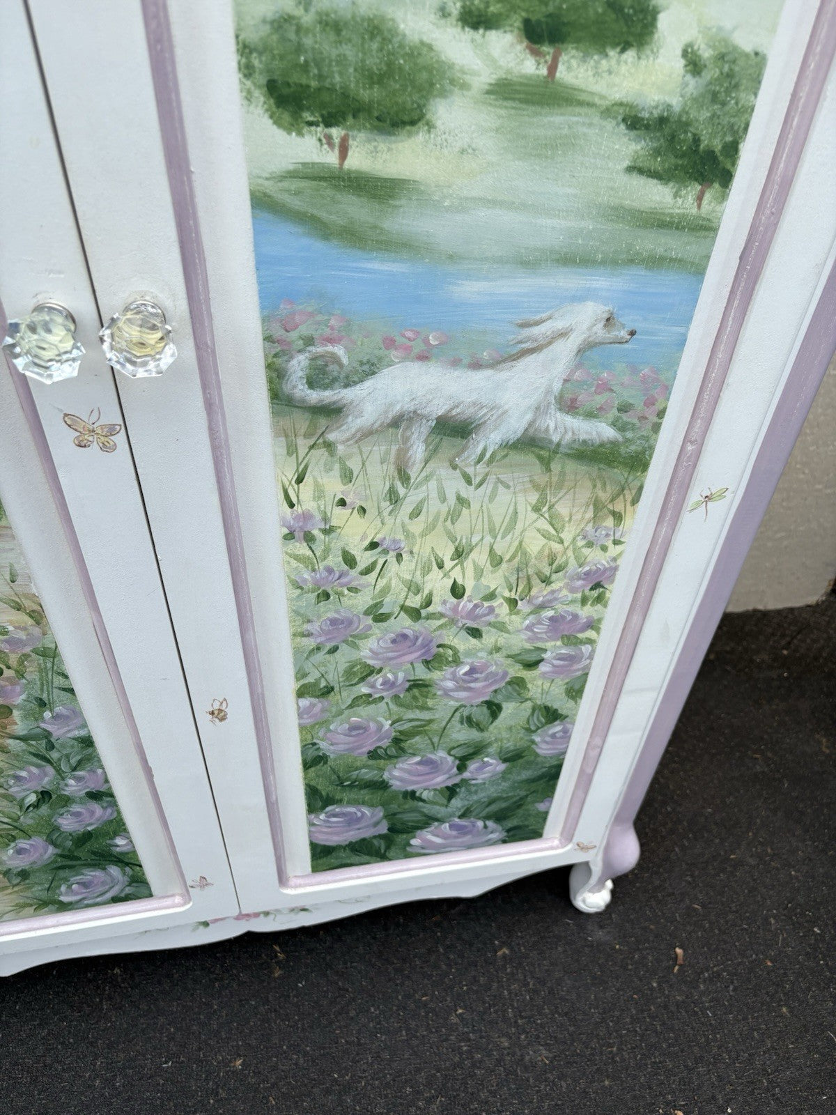 66646 Custom Hand Made High Chest Chifferobe Cabinet