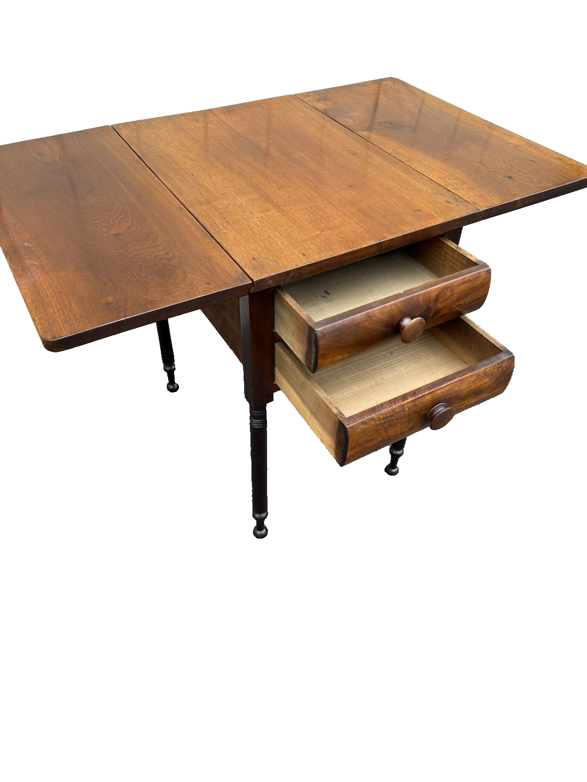 66902 Empire Mahogany Dropside Lamp Table Stand