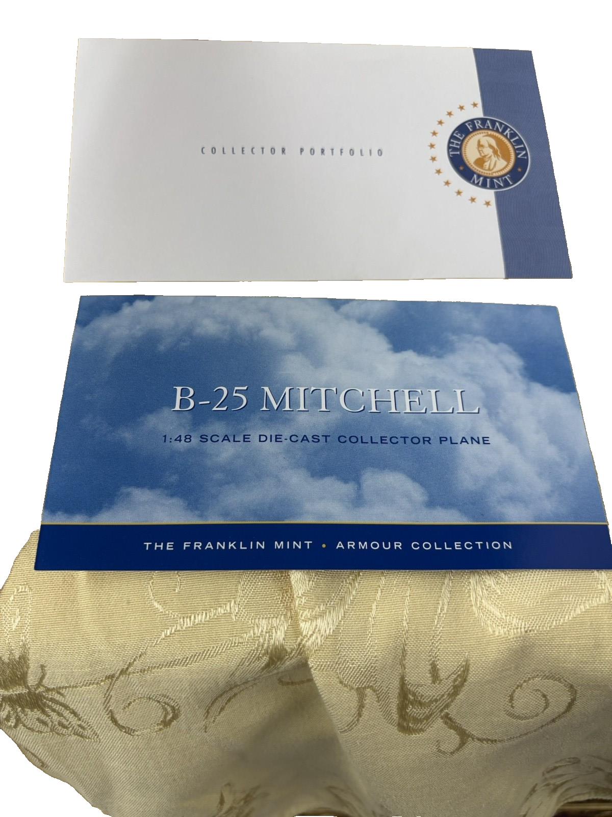 ES 225 Franklin Mint B11B316 B 25 Mitchell USAF WWII Aces MIB Airplane