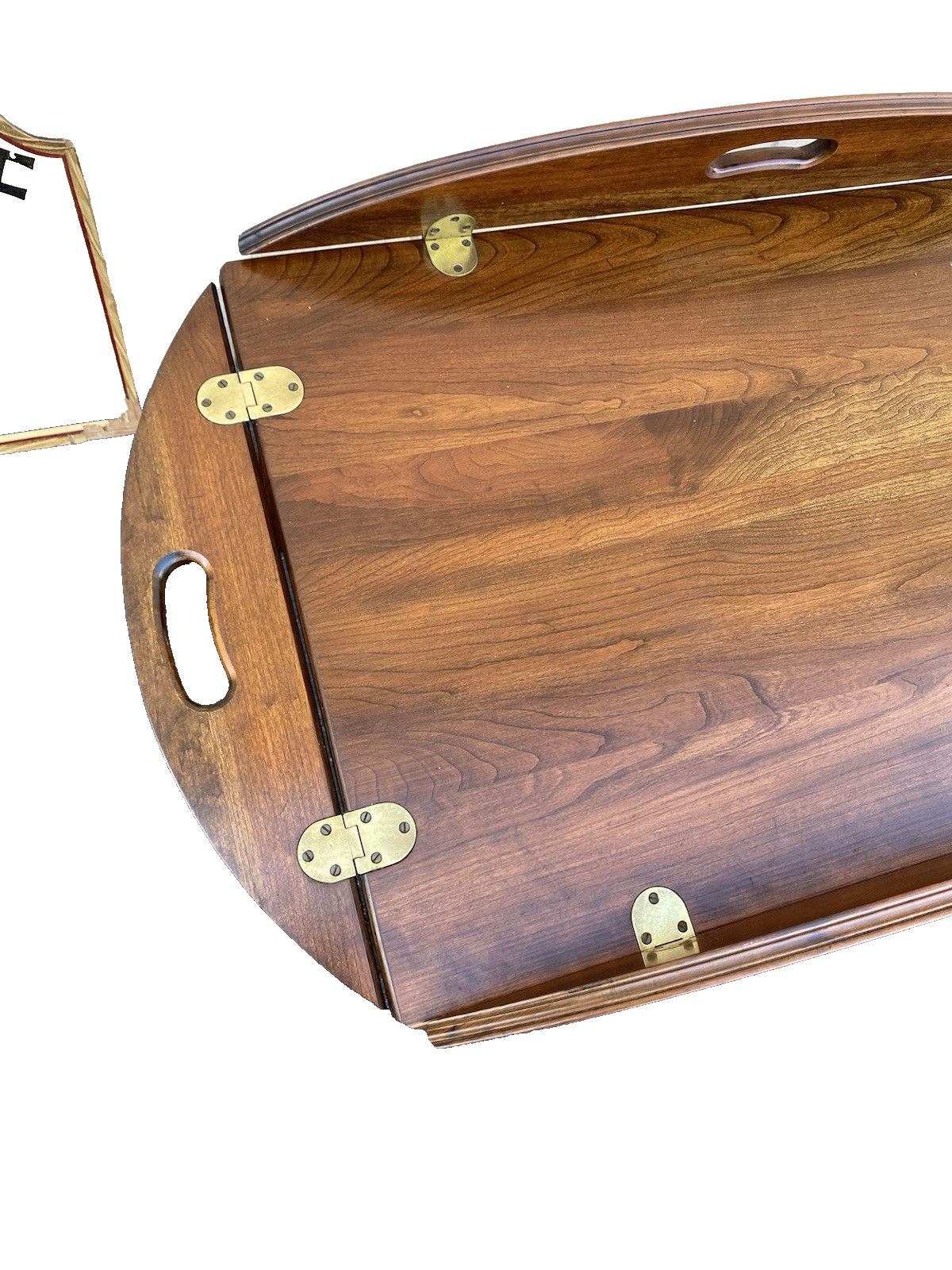 66345 ETHAN ALLEN ?? Cherry Butler Coffee Table Stand