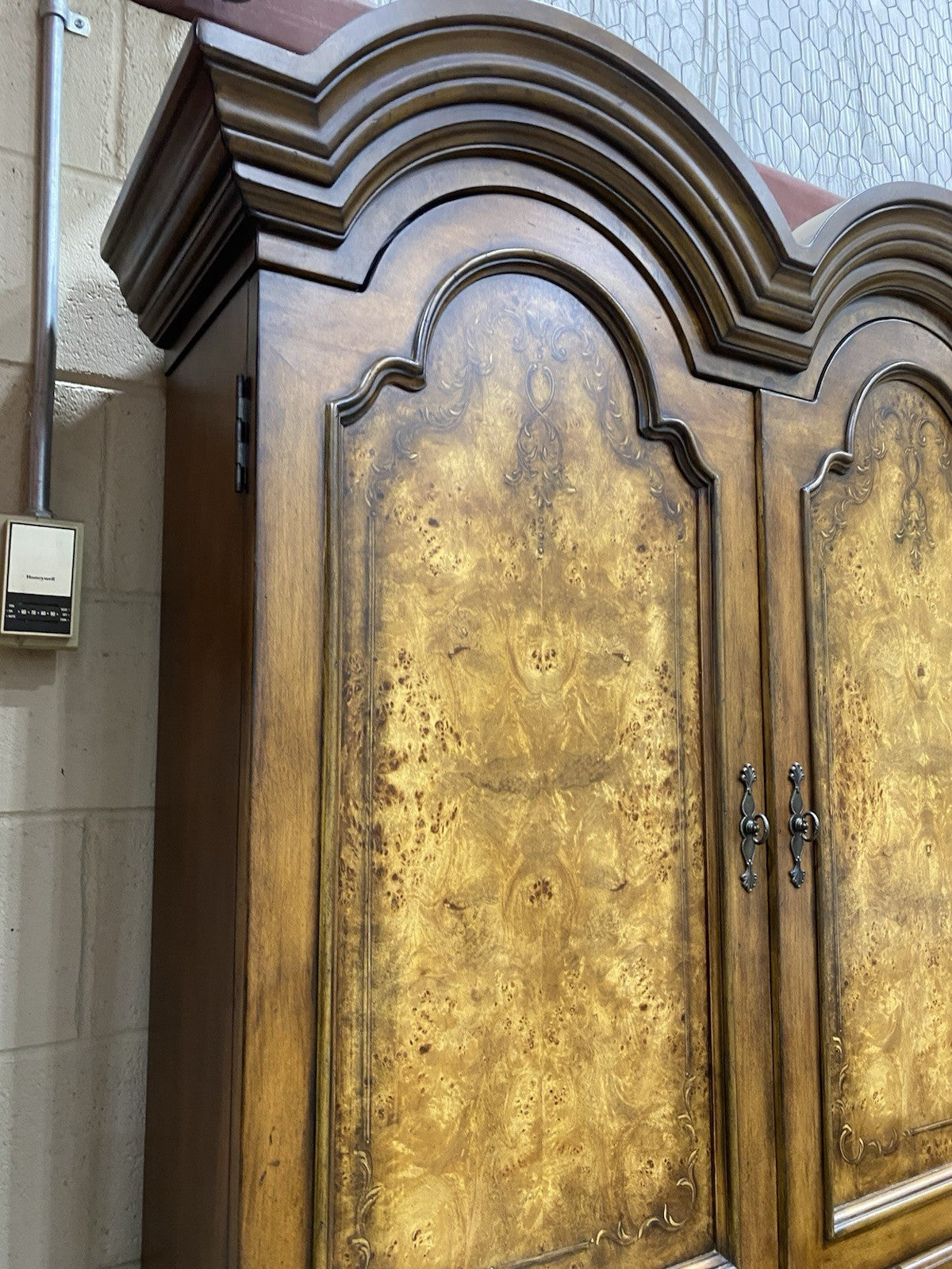 61715 Custom Made Secretary Desk with Super Interior