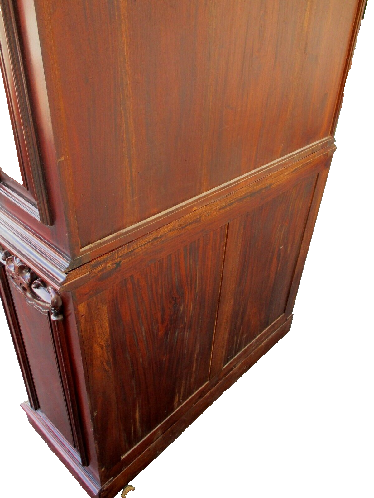 63752 Mahogany 2 pc. China Cabinet Curio Bookcase