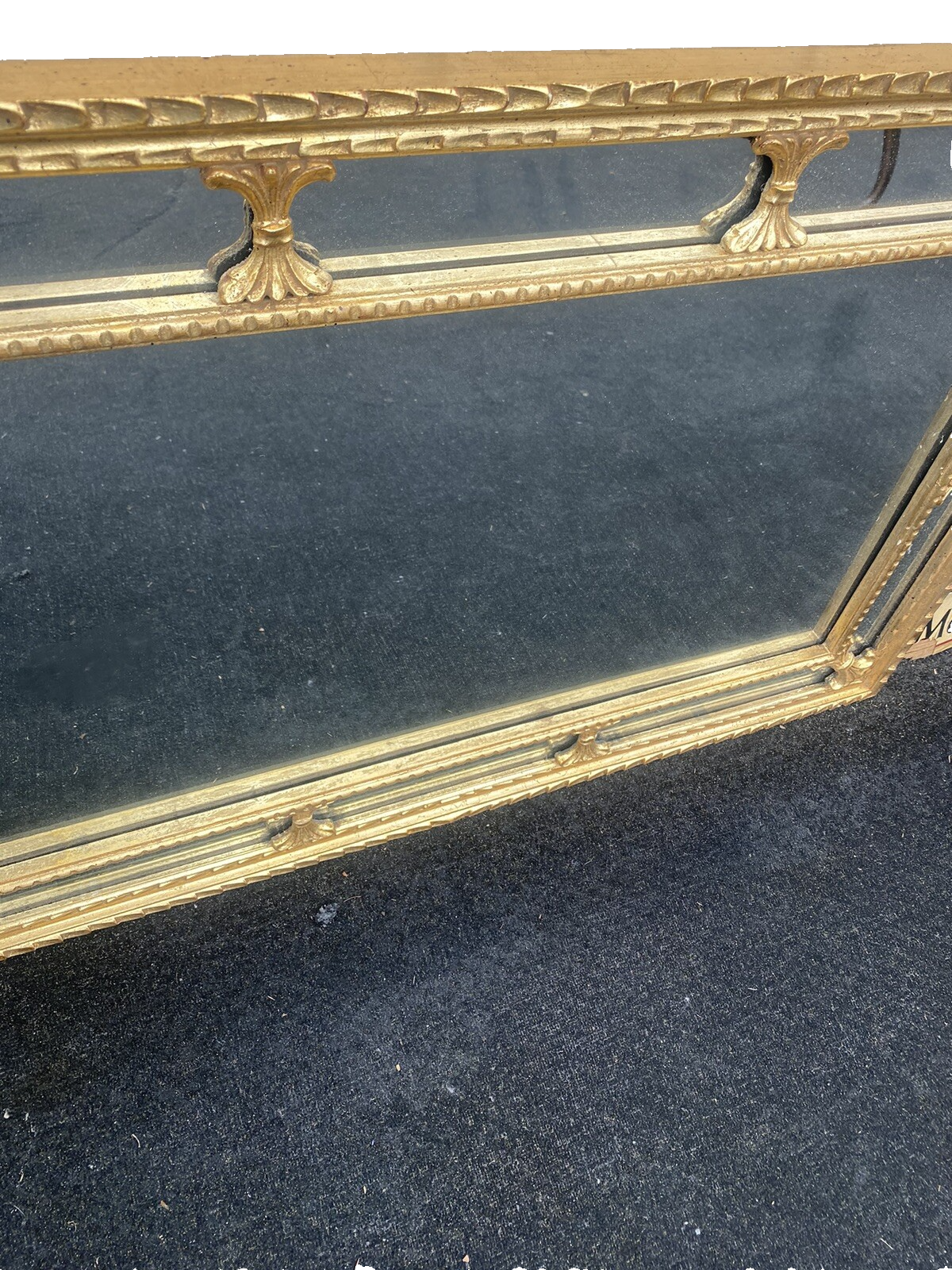 65739 Rectangular La Barge Gold Decorator Mirror