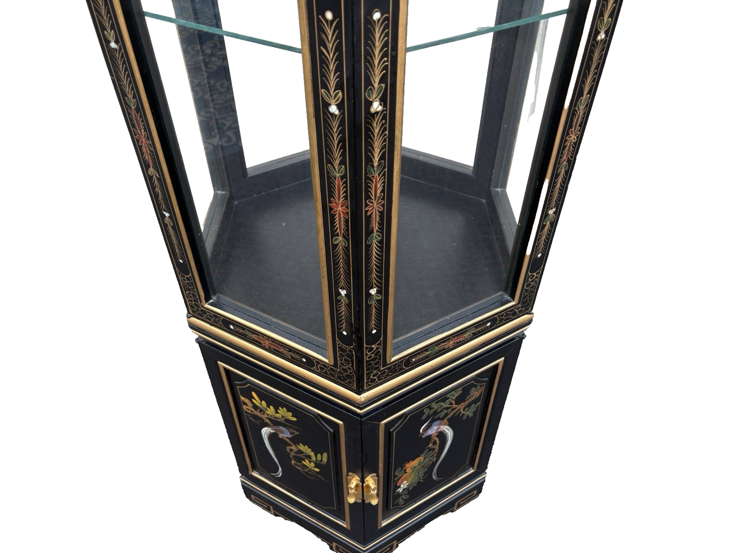 66907 Oriental Curio Display Cabinet China cabinet