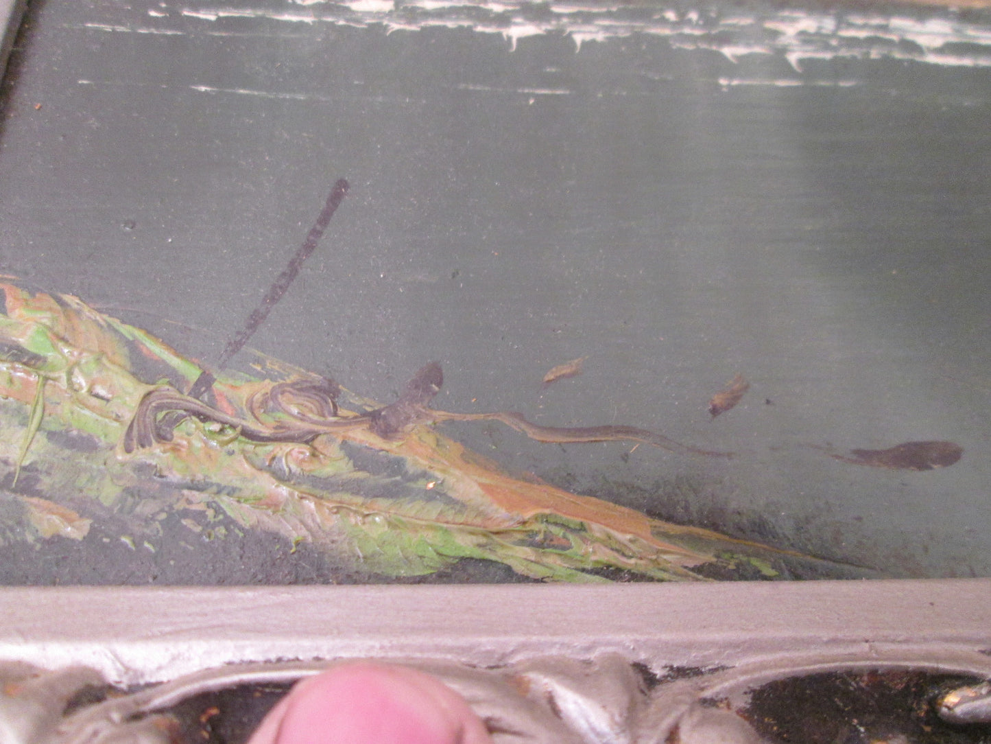 59752 Vintage Oil Paintng on Board
