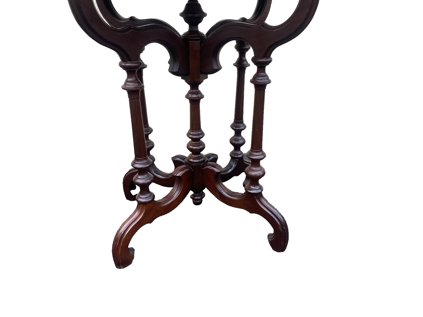 65475 Antique Victorian Marble Top Lamp Table Stand