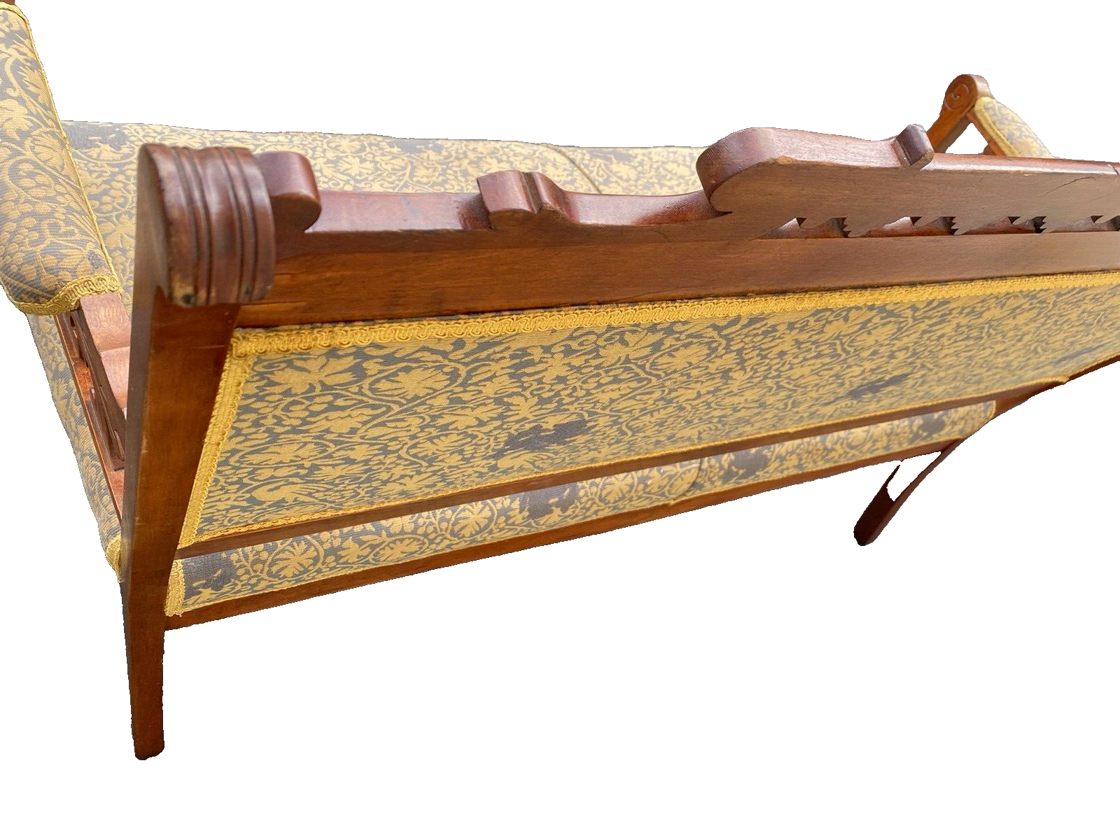 65227 Antique Eastlake Victorian Loveseat Sofa