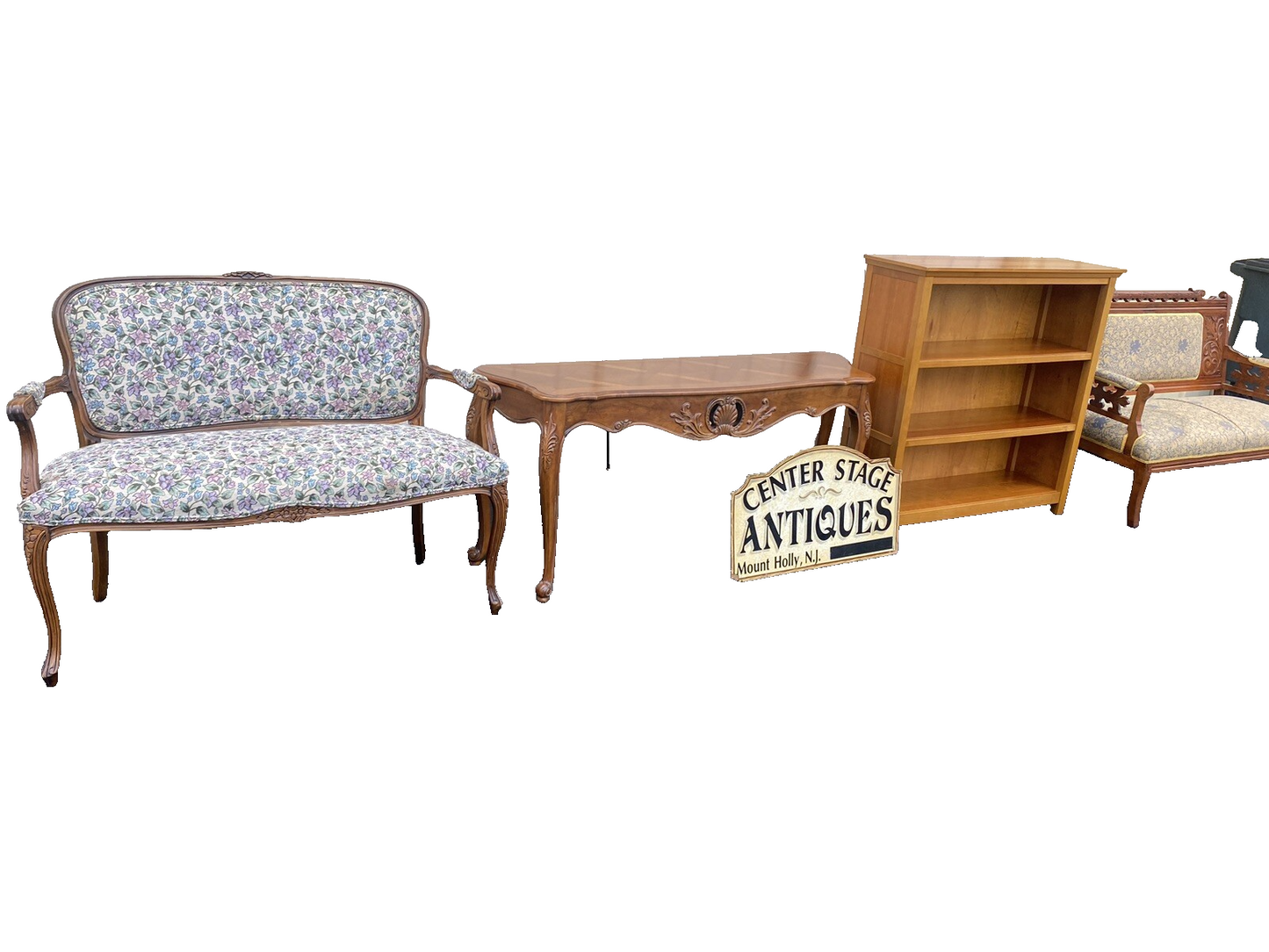 65230 French Country Louis XV Settee Loveseat Couch