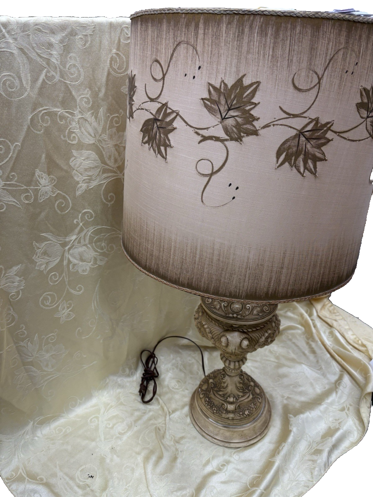 55229 Pair Fancy Mid Century Candelabra Table Lamps