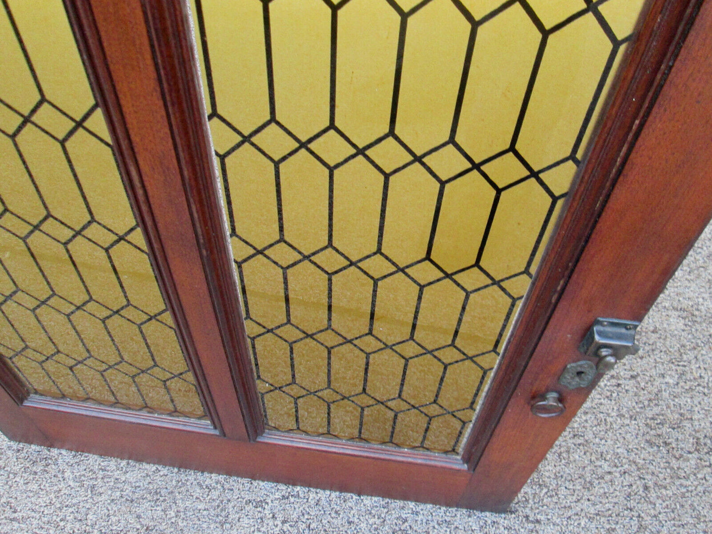 59032 Antique Door Window with Glass Inserts