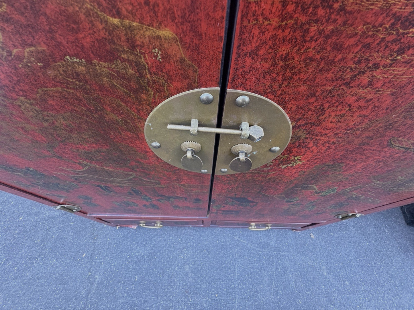 66697 Oriental Storage Cabinet Chest