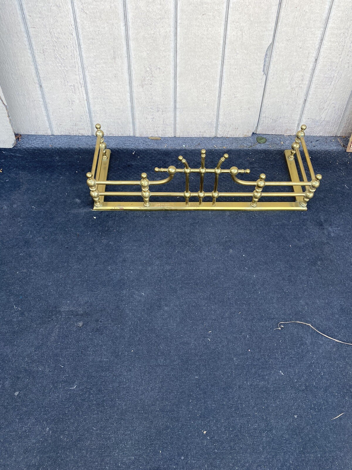 65939 QUALITY Brass Fireplace Mantle Fender Mantel