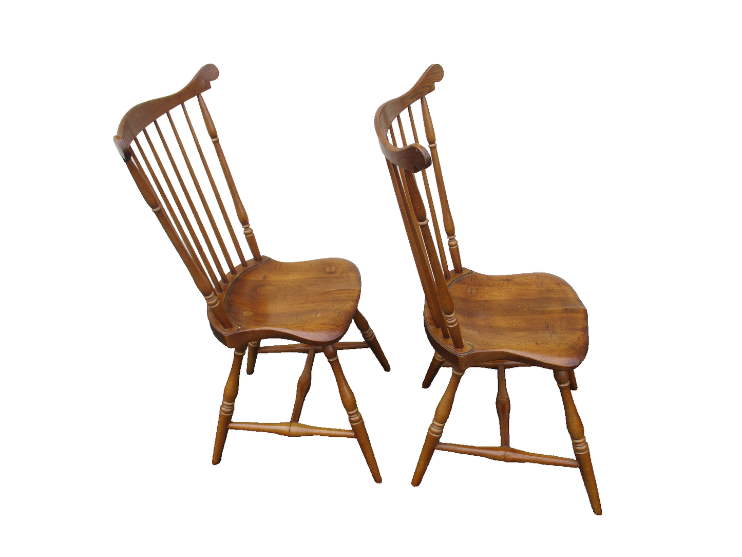 64147 Set 6 CUSTOM Wright Table Company Furniture Windsor Dining Chair s
