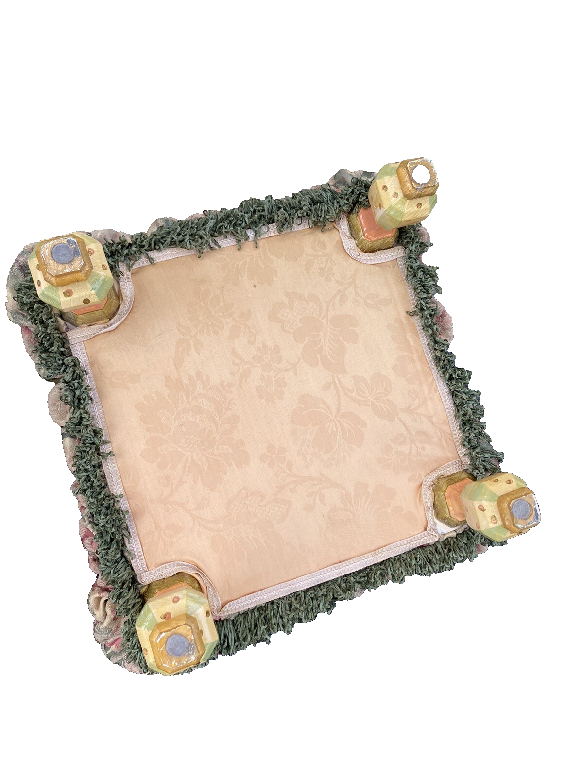 65780 MAKENZIE CHILDS ??? Ottoman Footstool Bench