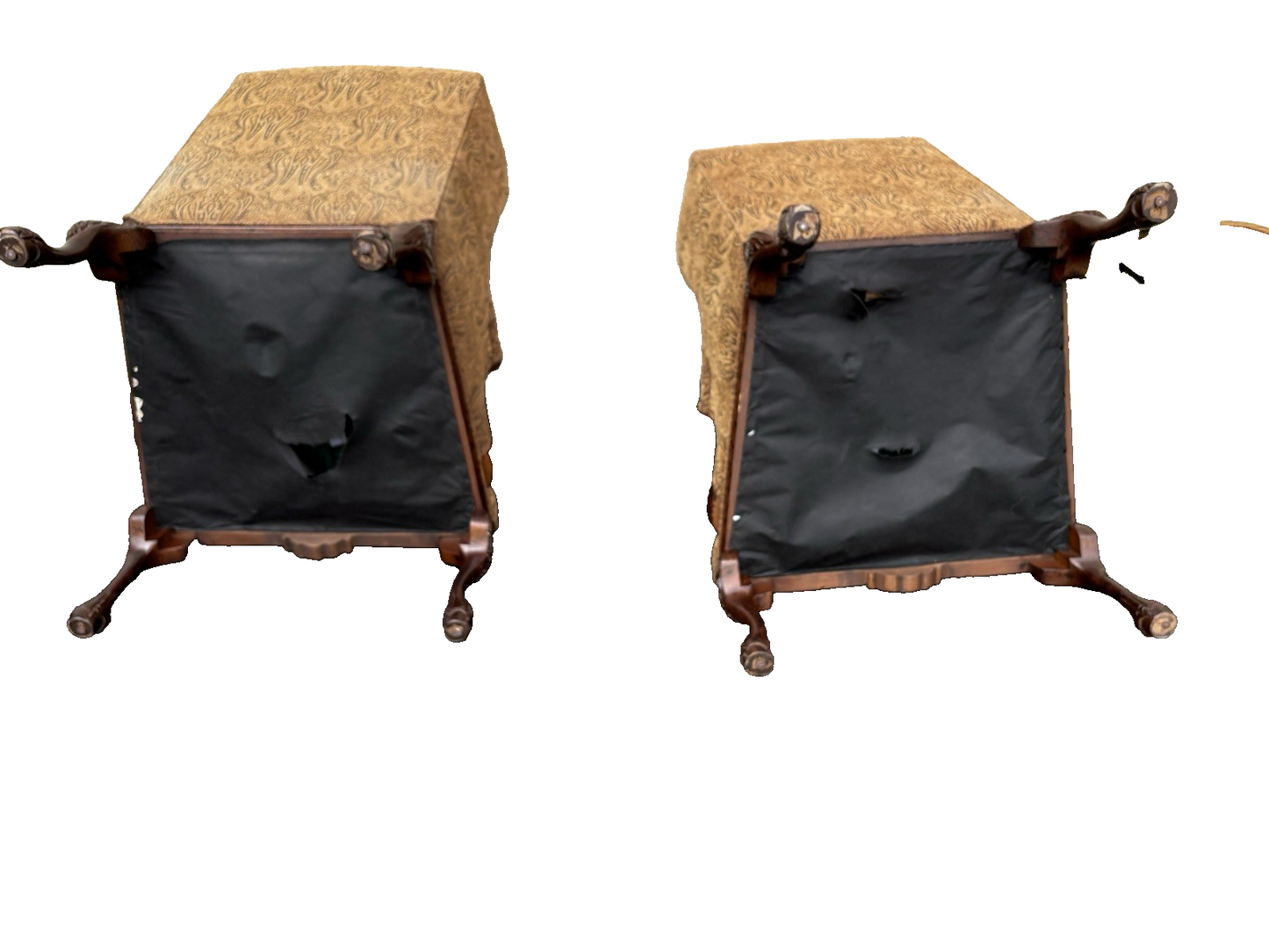 66831 Pair Quality Bergere Armchair Chair s